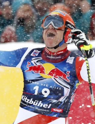 Cuche tok sin femte og siste utforseier i Kitzb�hel
