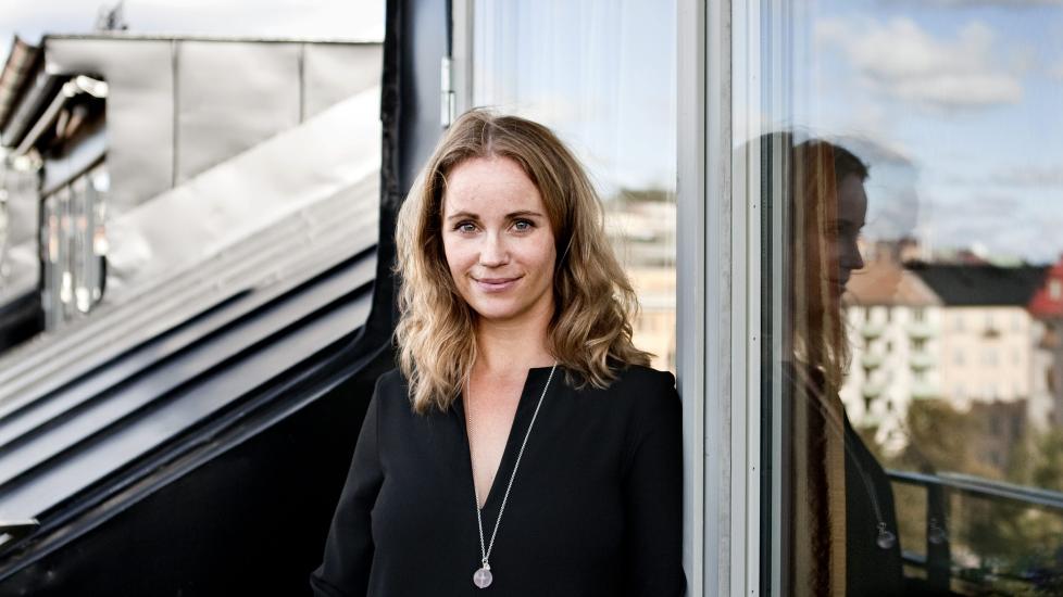 DRAMADAMA: - Det er jo deilig � v�re attraktiv, sier Sofia Helin, som spiller en av hovedrollene i �Broen�. Foto Christine Olsson / SCANPIX