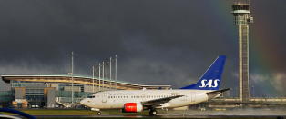 Sitter du p� dette flyet er du mest sannsynlig i rute