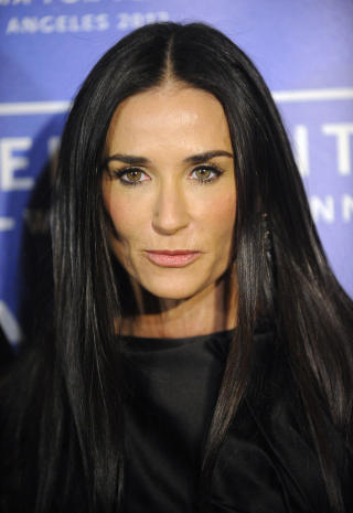 F�LGES AV METTE-MARIT: Skuespiller Demi Moore. Foto: Phil McCarten/Reuters