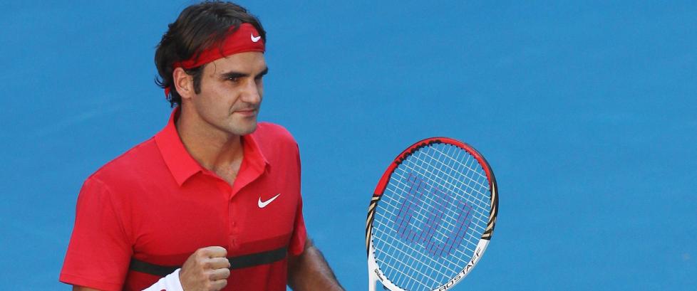 Federer kontrollert til semifinale - Nadal måtte slite