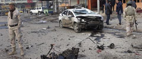 Minst ti drept av bilbomber i Irak