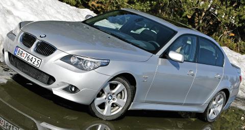 PENGER � SPARE: BMW 520d stasjonsvogn 2009-modell. 360 000 - 480 000 kroner i Norge. 285 000 - 410 000 kroner i Tyskland. Foto: Terje Bj�rnsen