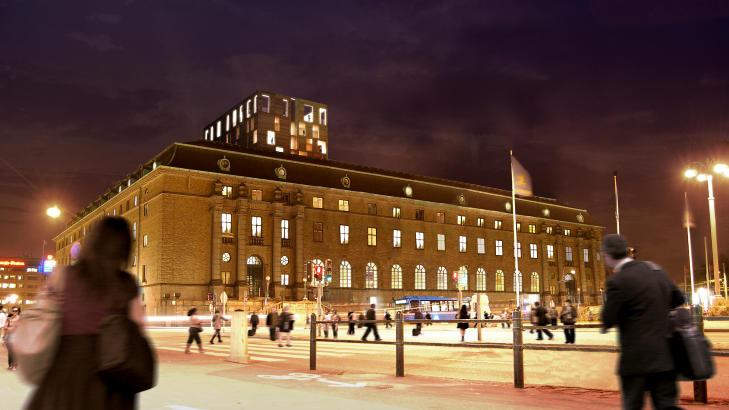 HOTELLET: Den gamle posthallen i G�teborg er ombygget til et hotell. Foto. Clarion Hotel Post