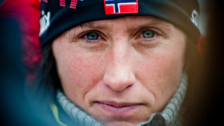 SKUFFET: En sm�syk (?) Marit Bj�rgen kom p� en sjetteplass. Foto: Thomas Rasmus Skaug / Dagbladet