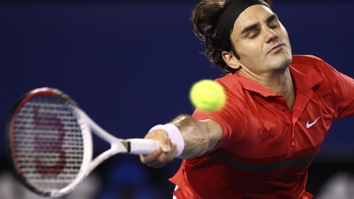 Sl�tt: Roger Federer m�tte gi tapt for erkerival Rafael Nadal. Foto: AP Photo / Rick Rycroft / Scanpix
