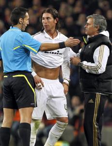 Mourinho venta p� dommeren i Nou Camp-garasjen