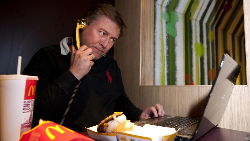 ANGRIPER: Idar Vollvik er blakk og sinna. Han er sv�rt lite forn�yd med at Ventelo har begj�rt hans selskap Ludo konkurs. Foto: Tor Erik H. Mathiesen