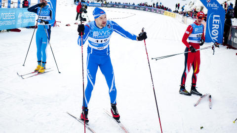 SLITEN: Jann Post i m�l p� tiden 4:01,95. Foto: Thomas Rasmus Skaug / Dagbladet