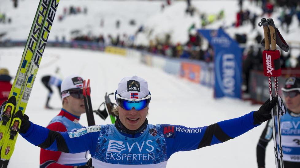 HALTET SEG VIDERE - VANT FINALEN: Eirik Brandsdal falt, og gikk videre p� tid i semifinalen. I finalen var han overlegen.  
Foto: Marit Hommedal / Scanpix