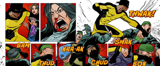 Her er Norges f�rste superhelt