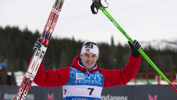 LYNRASK: 18-�ringen Sondre Turvoll Fossli.  
Foto: Marit Hommedal / Scanpix