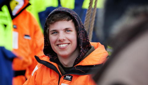 MED P� TUREN:  Samuel Massie var med p� den forrige ekspedisjonen. N� er han igjen med Jarle Andh�y ned til Antarktis for � finne svar, og for � hedre de omkomne kameratene ned en blomsterseremoni.
Foto: Agnete Brun / Dagbladet