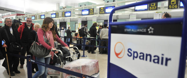 Spanair begj�rer seg konkurs