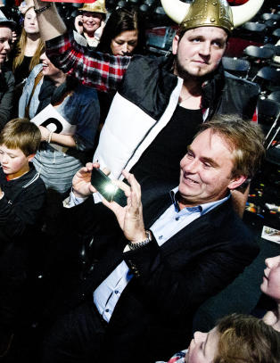 Her jubler Dag Erik Pedersen for Plumbo-triumfen