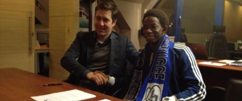 Mushaga Bakenga klar for Club Brugge