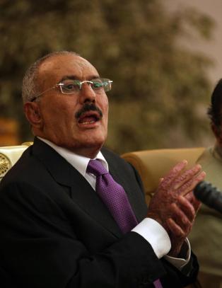 Saleh er framme i USA for legebehandling