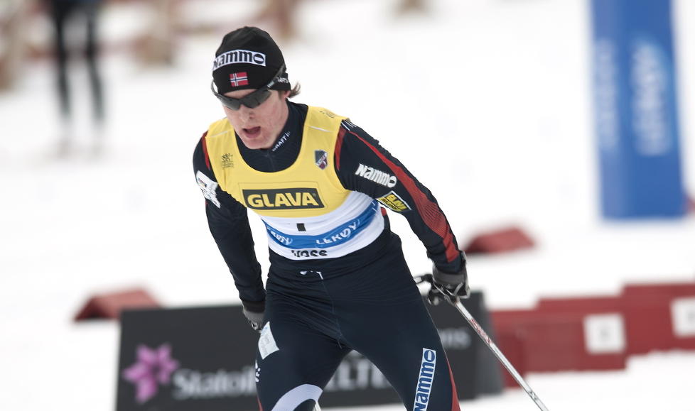 PERFEKT HELG: J�rgen Graabak tok gull i NM-lagsprint, dagen etter at han tok individuelt gull i samme mesterskap. Foto: Marit Hommedal / Scanpix