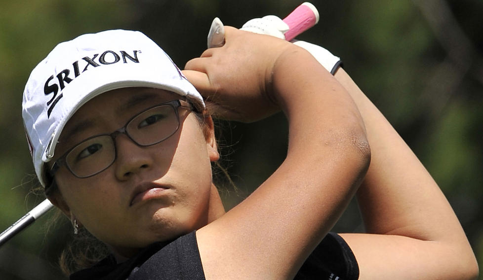 TIDENES YNGSTE: Lydia Ko er bare 14 �r, men det hindret henne ikke i � vinne en profesjonell golfturnering. AFP PHOTO / Paul CROCK