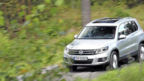 FOLKE-SUV: Tiguan er utrolig popul�r og selger i b�tter og spann. Men s� er den ogs� en meget god allrounder. FOTO: Egil Nordlien HM Foto
