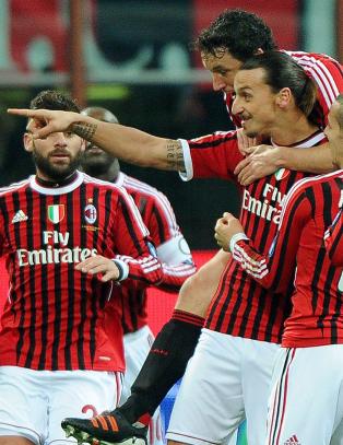 Zlatan scoret da Milan banket Cagliari