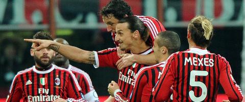 Zlatan scoret da Milan banket Cagliari