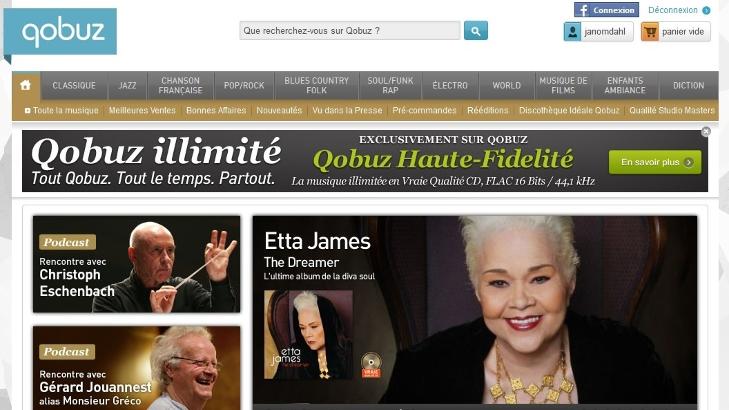 FRANSK: Dagbladet har ikke funnet knappen som eventuelt gir den franske musikktjenesten i engelsk spr�kdrakt. Men etter litt bruk av Google Translate var v�rt testpanel raskt i gang med str�mming i FLAC-format med lyd i full cd-kvalitet.