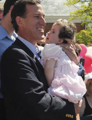 Rick Santorums gensyke datter d�den n�r