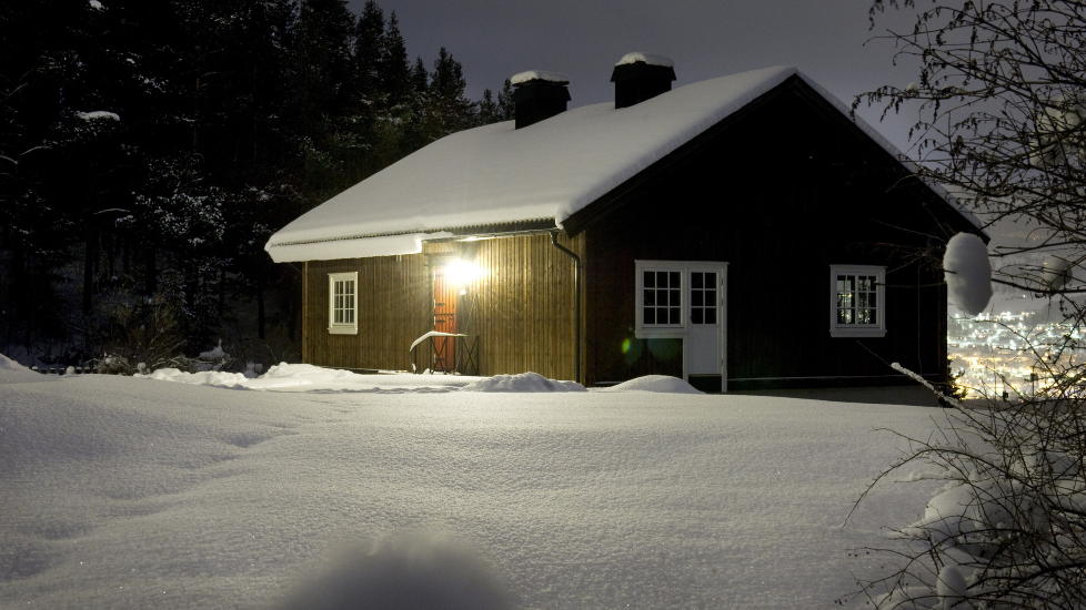 HJEMS�KT: En tvist om et huskj�p p� Vinsta skal til v�ren opp i Nord-Gudbrandsdal tingrett, da kj�per �nsker � heve salget p� grunn av rykter om sp�kelser i eneboligen. Dette er huset er som ligger til grunn for tvisten. Foto: Thomas Haugersveen / Dagbladet