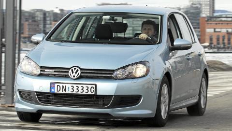 GJERRIG: VW Golf 1,6 TDI BlueMotion. Foto: Egil Nordlien HM Foto