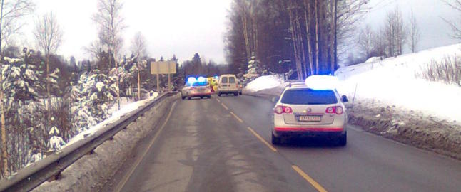 Fotgjenger p�kj�rt og drept i Ullensaker