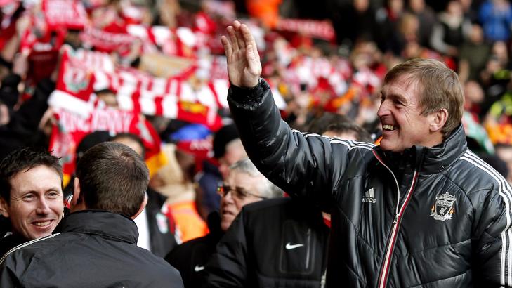 GLAD:Liverpool-manager Kenny Dalglish. Foto:  EPA/KERIM OKTEN