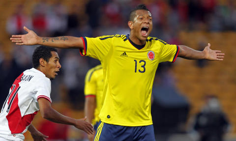 TIL INTER: Freddy Guarin er klar for Inter. Colombianeren kommer fra Porto. Foto: AP Photo / Fernando Vergara / Scanpix