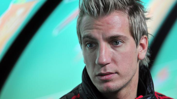 MILAN-KLAR: Maxi Lopez ble klar for Milan. Foto: AFP PHOTO / GIUSEPPE CACACE