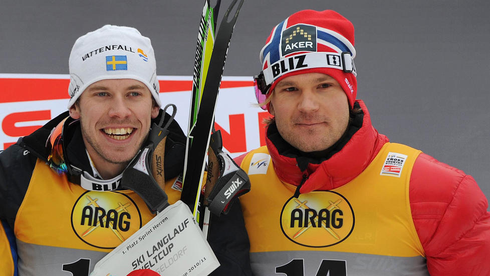 F�R BANK? Emil J�nsson skal f� kj�rt seg mot den norske kometen Sondre Turvoll Fossli i sprintm�tet p� Bislett, tror �ystein Pettersen.Foto: SCANPIX/AFP/PATRIK STOLLARZ