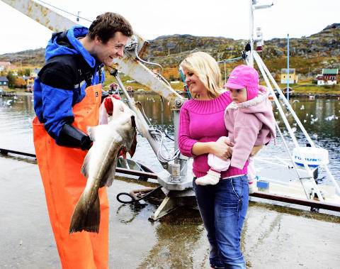 VAR FISKERE: - Tida i Finnmark ga meg et helt nytt syn p� hvordan livet b�r og skal v�re, sier Andreas. Foto: PRIVAT