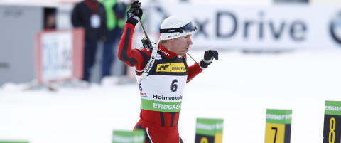 Hegle Svendsen p� 3. plass i Holmenkollen