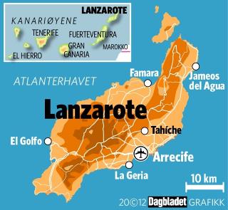 LANZAROTE Grafikk: KJELL ERIK BERG
