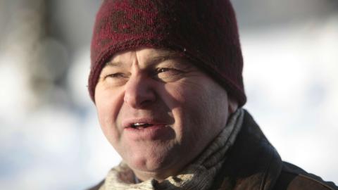 OLAF MICHAEL �OLEMIC� THOMMESSEN: Var blant dem som m�tte opp i begravelsen.  Foto: Torbj�rn Gr�nning /  Dagbladet