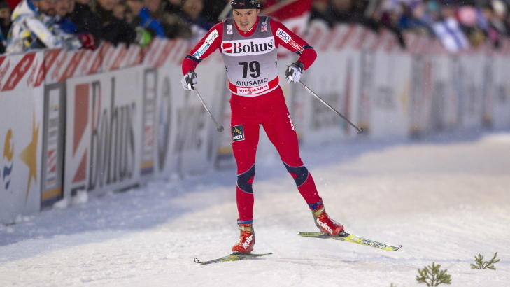 VANT: Finn H�gen Krogh vant sprinten.
Foto: Terje Bendiksby / Scanpix