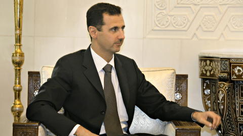 BER FOLK FORLATE LANDET: Utenriksdepartementet ber nordmenn i Syria forlate landet. Her er Syrias president Bashar al-Assad i presidentpalasset.
Foto: Jacques Hvistendahl / Dagbladet
