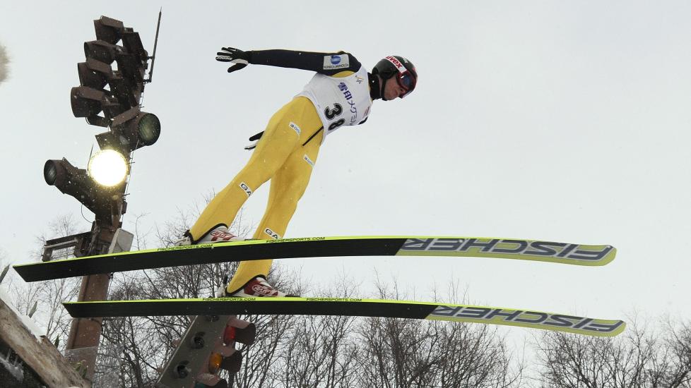 NEST BEST I KVALIKEN: Vegard Hauk� Sklett viste fin form i Val di Fiemme.Foto: SCANPIX/EPA/KIMIMASA MAYAMA