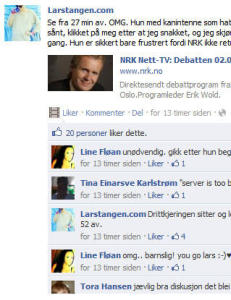 Fikk utseendekommentarer p� Facebook etter � ha deltatt i debatt om kroppspress
