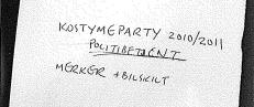 Politiet fant lapp i Breiviks bil: �Kostymeparty 2010/2011 - Politibetjent�