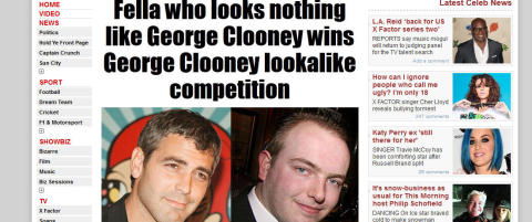 Er dette Clooneys dobbeltgjenger?