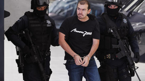 LIVVAKTEN: Her er den livvakten til �El Marrufo�, Manuel Alonso Magana Barajas, som ogs� ble arrestert. Foto: SCANPIX/REUTERS/Edgard Garrido