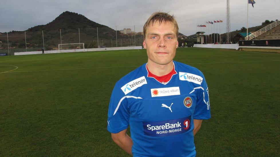 FOR D�RLIG: Landslagsindrel�per Ruben Ytterg�rd Jensen mener TIL m� l�fte seg mange hakk f�r seriestart om sju uker. Foto: Gorm S. Andresen