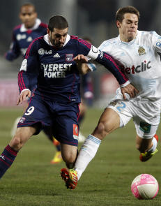 Marseille og Lyon avga viktige poeng