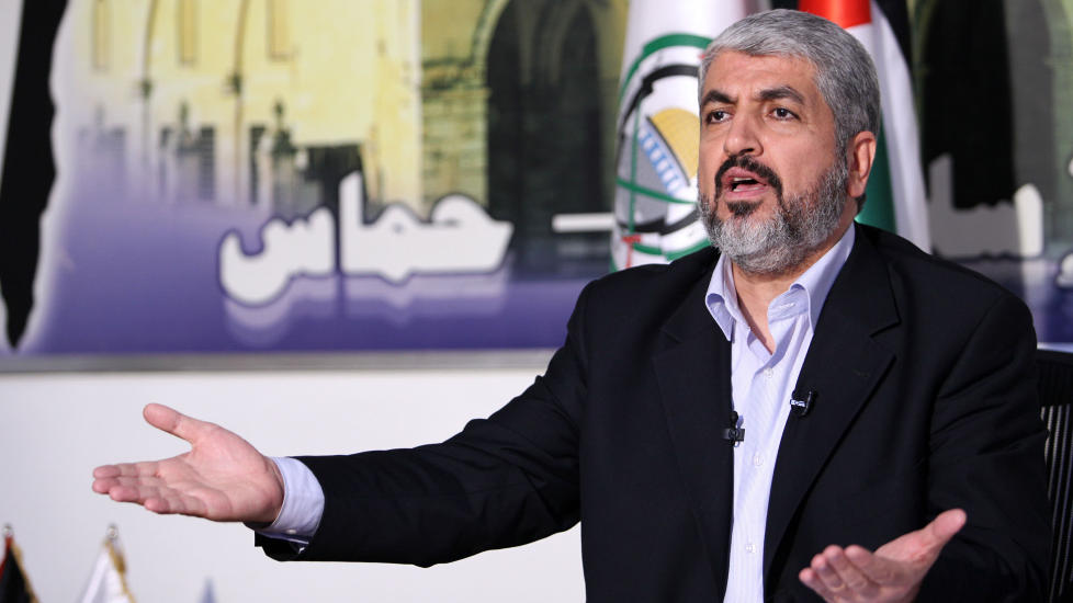 SYRIA-BASERT: Hamas-leder Khaled Meshaal har i en �rrekke operert fra Syria. Ogs� han har forlatt det urolige landet. Foto: HAMAS / AFP / SCANPIX