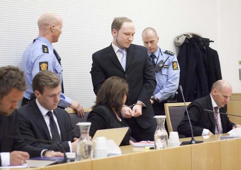 FORTSATT VARETEKT: Anders Behring Breivik m� sitte fengslet fram til rettssaken starter 16. april. Foto: Nina Hansen / Dagbladet